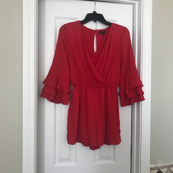 Bell Sleeve Romper - Picture 1 of 3